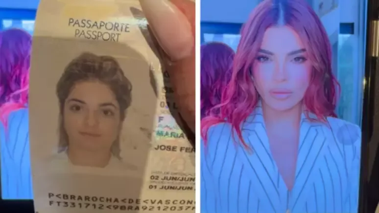 Gkay mostra foto antiga do passaporte e choca com antes e depois: “Nem me reconhecem”